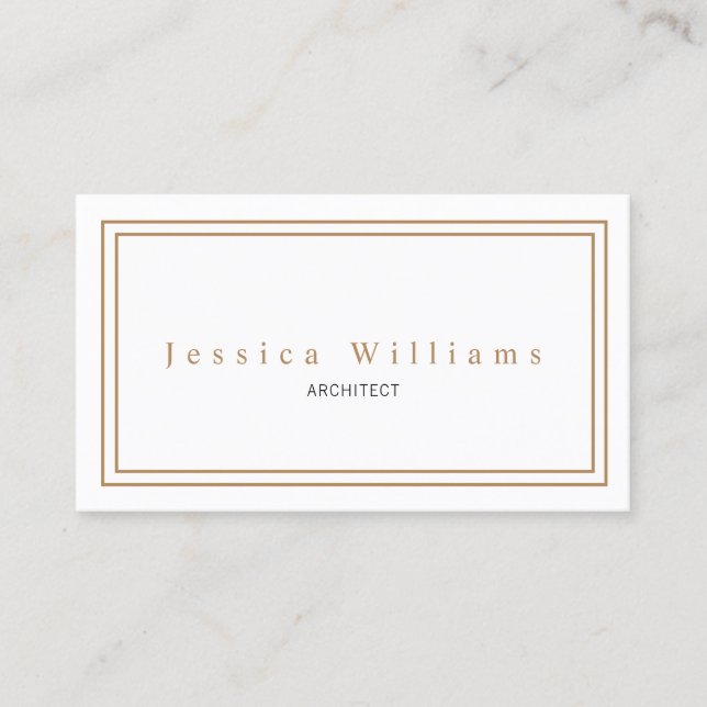 Simple Elegant Business Card (Front)