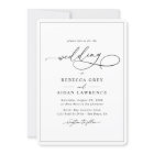 Simple Elegant Calligraphy Script Wedding