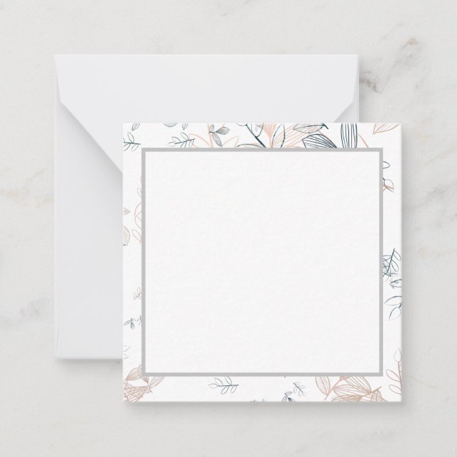 Simple elegant card (Front)