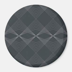 Simple, elegant, chic, luxurious line graphic art magnet