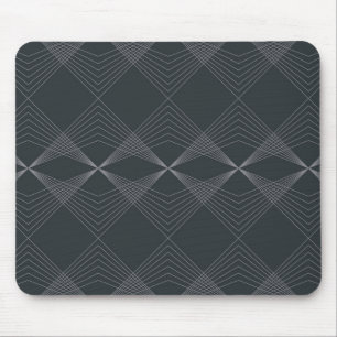Simple, elegant, chic, luxurious line graphic art mouse pad