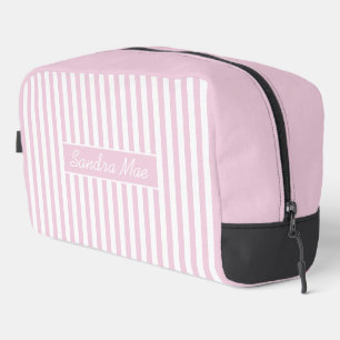 Simple Elegant Chic Stripe Pattern Toiletry Bag