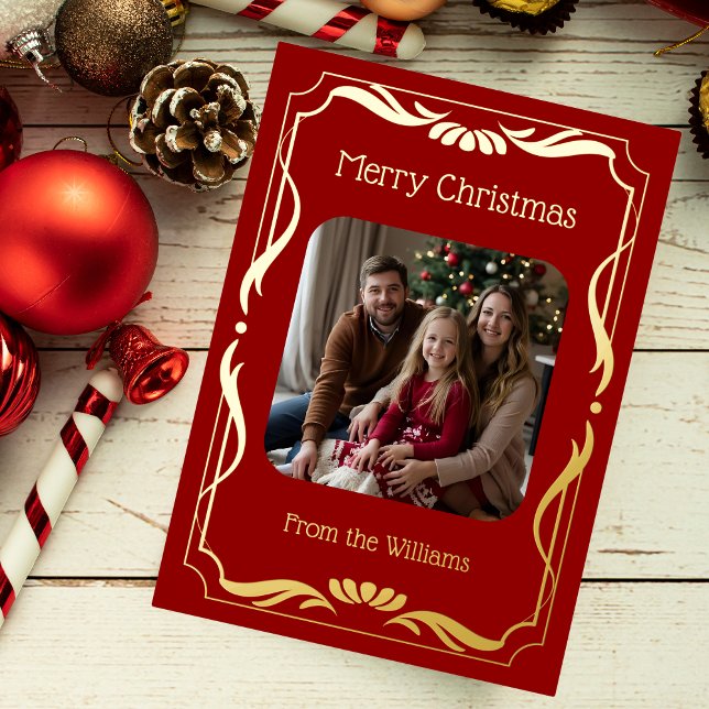 Simple Elegant Christmas Cards Template Holiday  (Creator Uploaded)