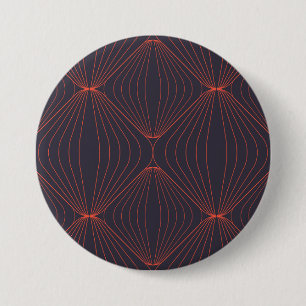 Simple, elegant Christmas inspired graphic pattern 7.5 Cm Round Badge