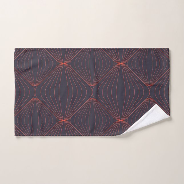 Simple, elegant Christmas inspired graphic pattern Hand Towel (Hand Towel)