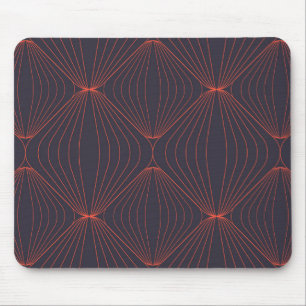 Simple, elegant Christmas inspired graphic pattern Mouse Pad
