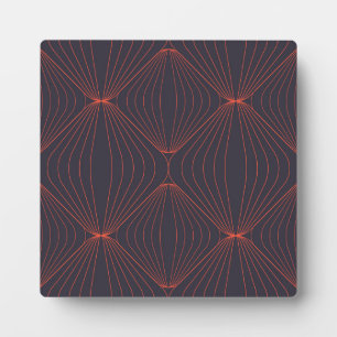 Simple, elegant Christmas inspired graphic pattern Plaque