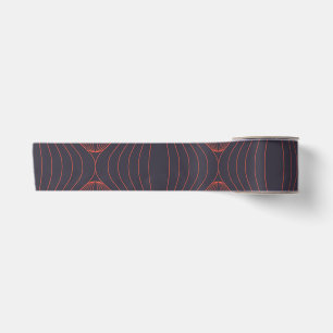 Simple, elegant Christmas inspired graphic pattern Satin Ribbon