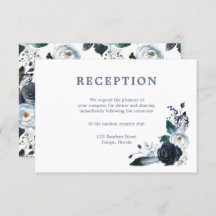 Simple Elegant | Classic Wedding Reception Card