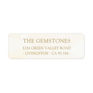 Simple Elegant Classy Return Address Label
