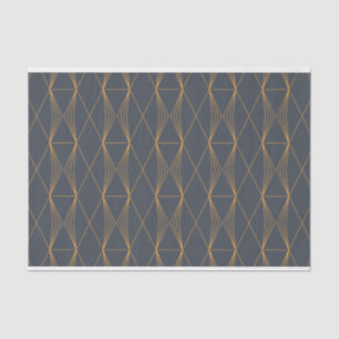 Simple, elegant, cool, trendy line graphic pattern tissue paper