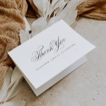 Simple Elegant Cross Script Calligraphy Baptism Thank You Card<br><div class="desc">Simple Elegant Cross Script Calligraphy Baptism Thank You Card features a delicate modern cross,  paired with modern type and beautiful calligraphy script. You can create your own personalised message on the inside for your thanks.</div>