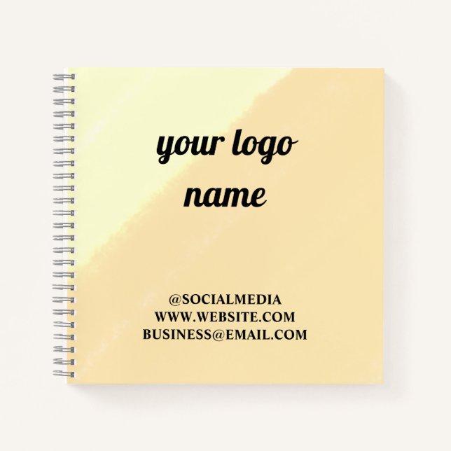 Simple elegant custom add your name glitter notebo notebook (Front)