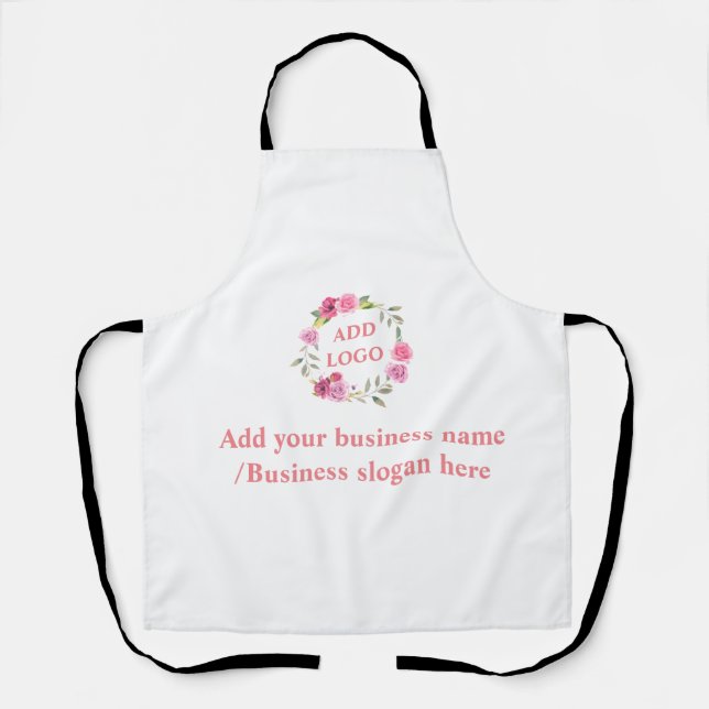 Simple elegant custom logo here company     apron (Front)