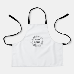 Simple elegant custom logo here company     apron