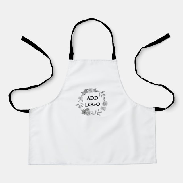 Simple elegant custom logo here company     apron (Front)