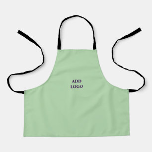 Simple elegant custom logo here company apron