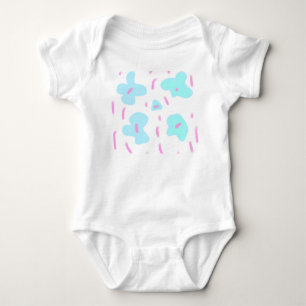 Simple elegant custom logo here company baby bodysuit