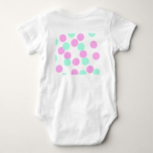 Simple elegant custom logo here company baby bodysuit