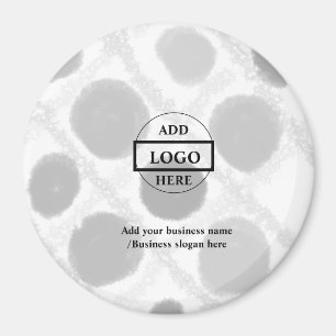 Simple elegant custom logo here company car mag magnet