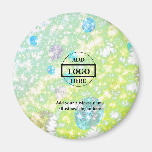 Simple elegant custom logo here company car mag magnet