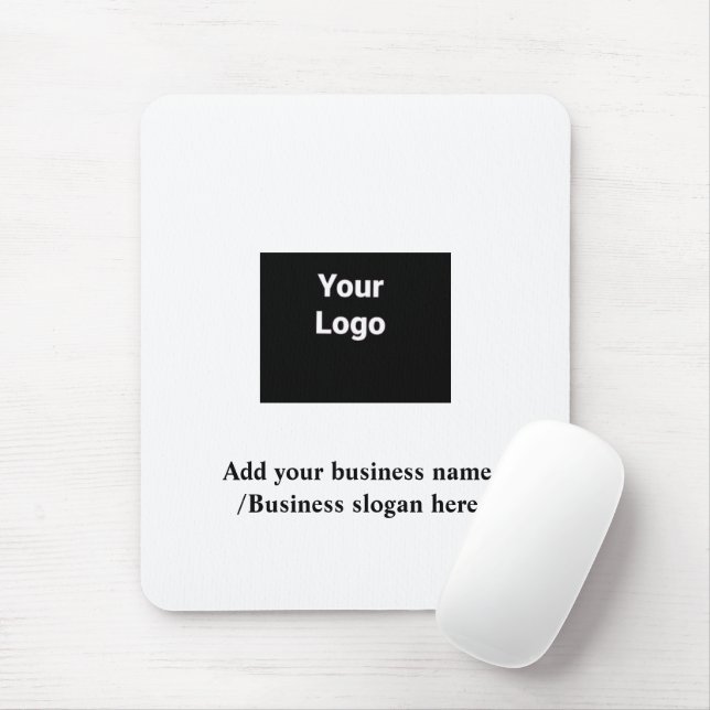 Simple elegant custom logo here company     mouse  mouse pad (With Mouse)