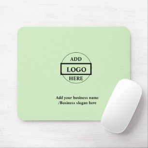 Simple elegant custom logo here company mouse pad