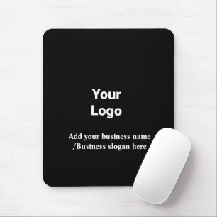 Simple elegant custom logo here company mouse pad