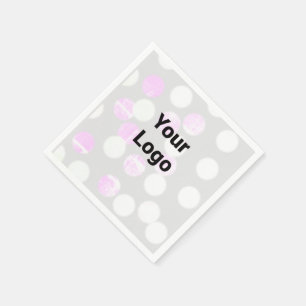 Simple elegant custom logo here company       napkin