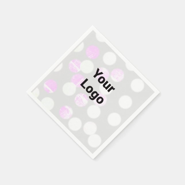 Simple elegant custom logo here company       napkin (Corner)