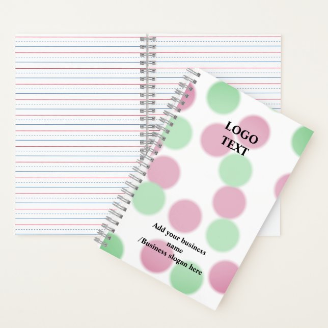 Simple elegant custom logo here company    noteboo notebook (Inside)