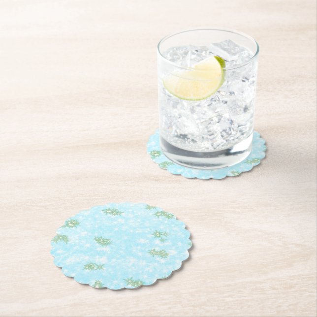 Simple elegant custom logo here company         st paper coaster (Insitu)