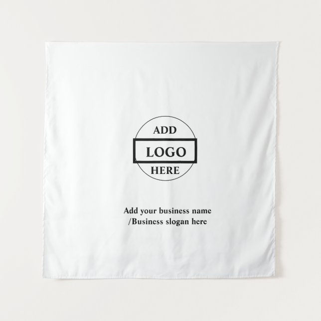 Simple elegant custom logo here company    tapestry (Front)