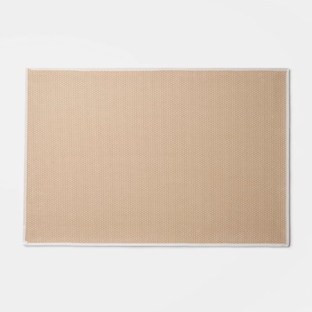 Simple elegant custom logo here company   tt doorm doormat (Back)