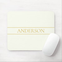 Simple Elegant Customisable Text | Gold Off White
