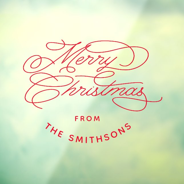 Simple & Elegant Cute Merry Christmas Personalised (Sheet 3)