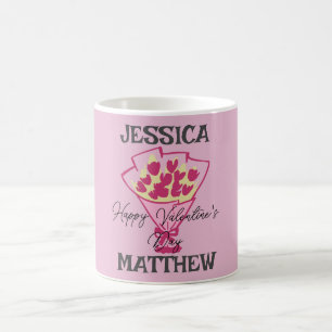simple elegant cute valentine, Sweet for couple Coffee Mug