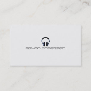 Simple & Elegant DJ Business Card