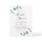 Simple Elegant Eucalyptus Frame Bridal Shower