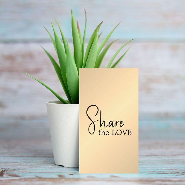 Simple Elegant Faux Gold Black Salon Referral Card (Creator Uploaded)