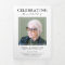 Simple Elegant Funeral Memorial Program