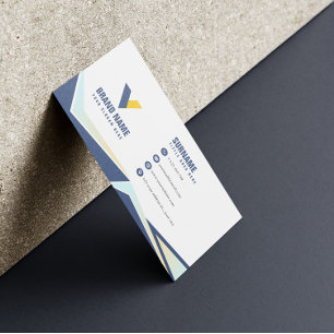 Simple Elegant Geometric Business Card
