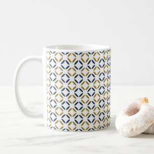 Simple elegant geometric pattern. coffee mug