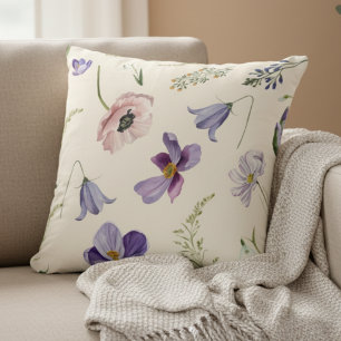 simple Elegant Gift Throw Pillow, Cozy Decorative  Cushion