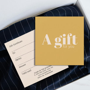 Simple Elegant Golden Yellow Beige Festive