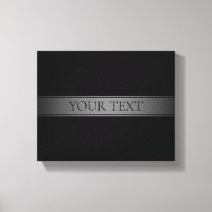 Simple Elegant Gradient Stripe Editable Colour Canvas Print