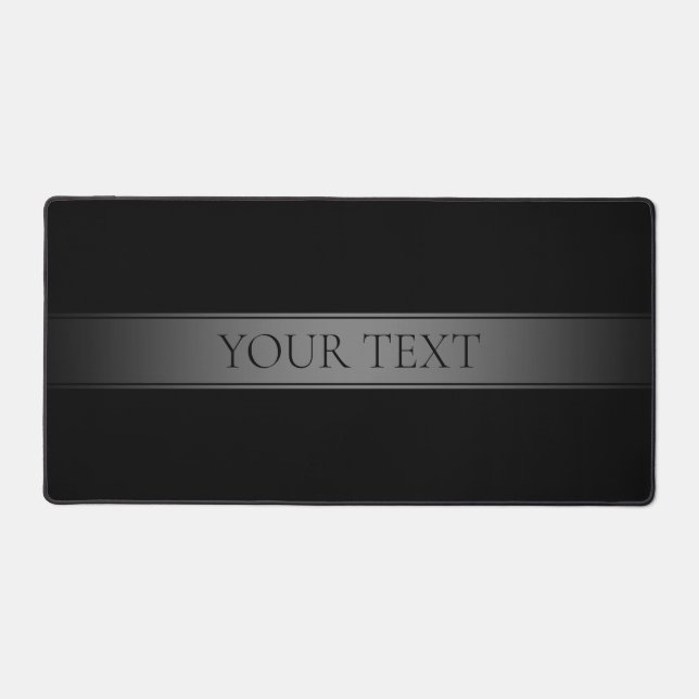 Simple Elegant Gradient Stripe Editable Colour Desk Mat (Front)