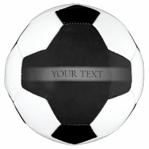 Simple Elegant Gradient Stripe Editable Colour Soccer Ball