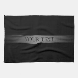 Simple Elegant Gradient Stripe Editable Colour Tea Towel