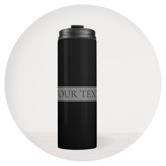 Simple Elegant Gradient Stripe Editable Colour Thermal Tumbler (Creator Uploaded)